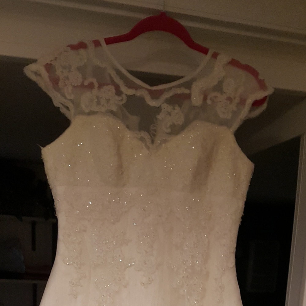 Champaign Lace Wedding Gown